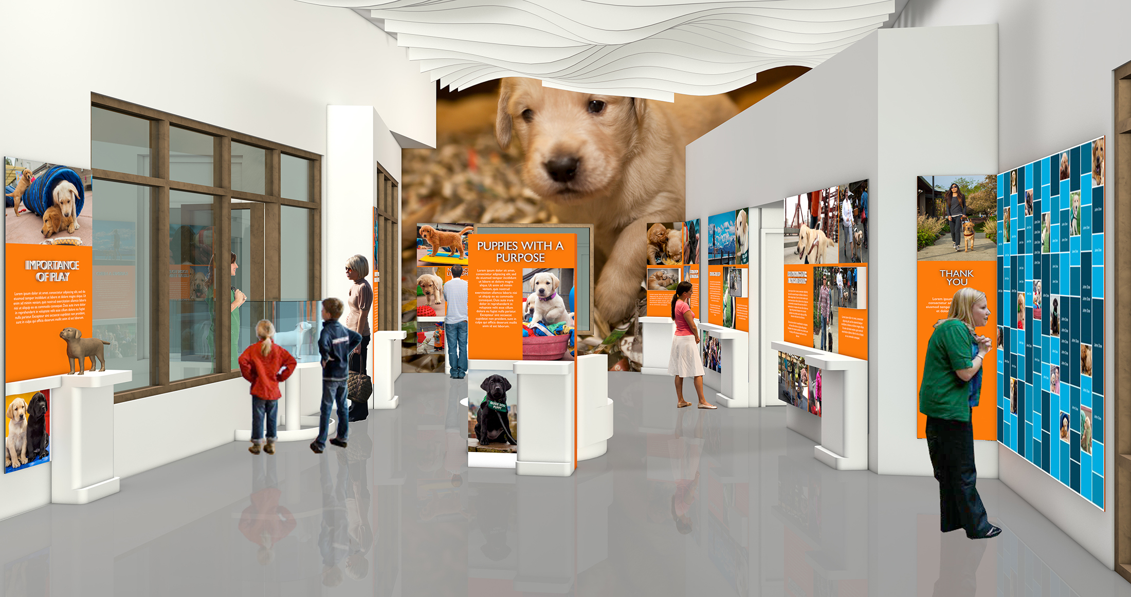 An architect's rendering of the Learning Lab. An architect's rendering of the Learning Lab.