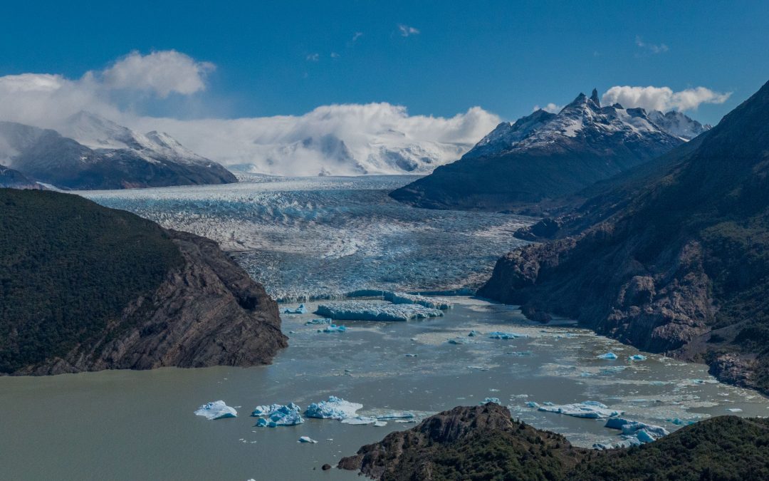 Desprendimientos del Glaciar Grey