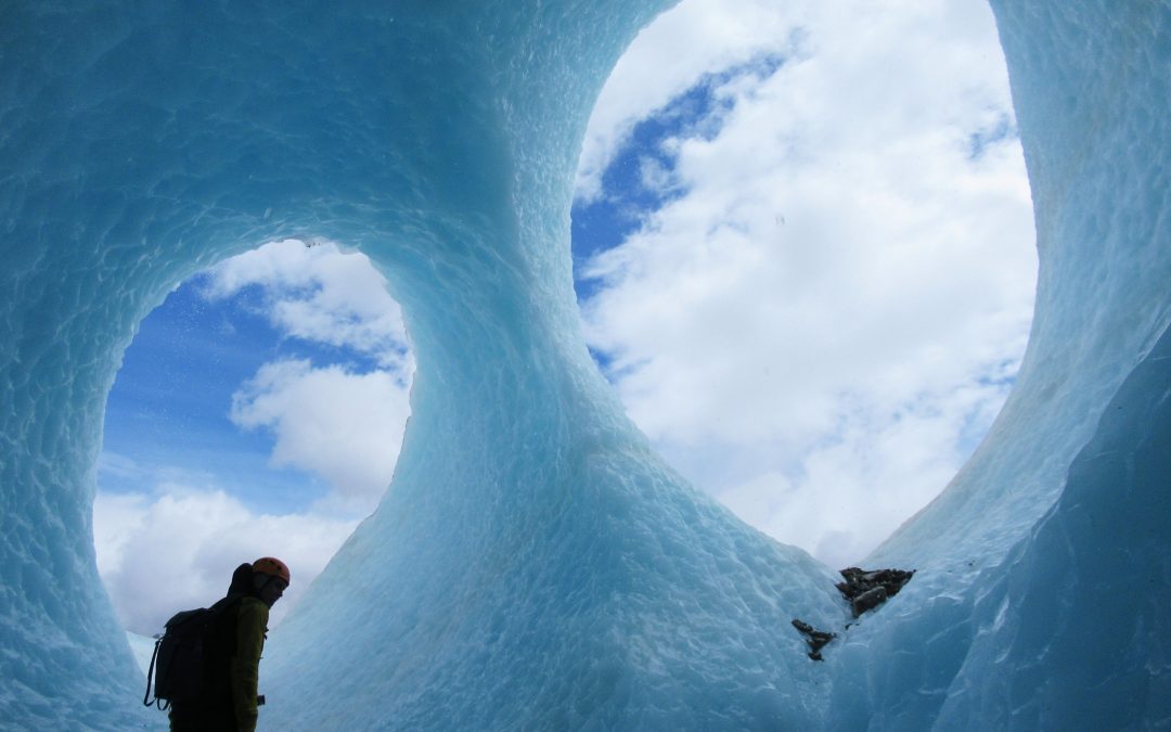 Los impactos de caminar sobre un glaciar