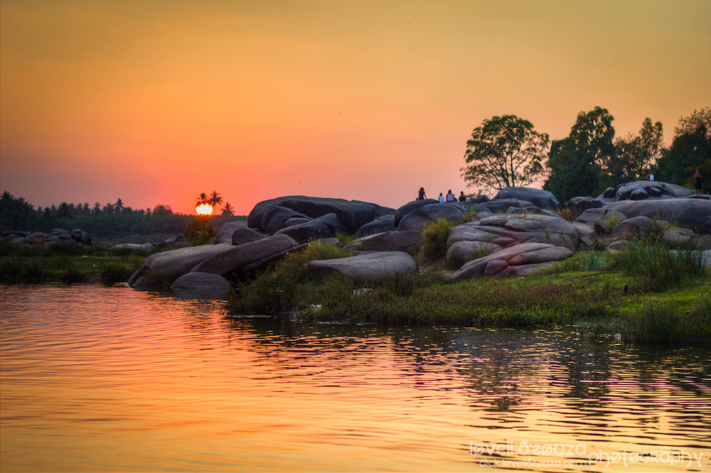 Sunset at Hampi