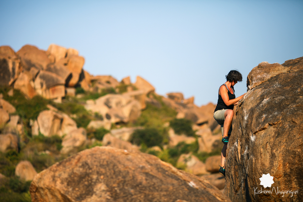 Climbers Hampi Kishore Nagarigari