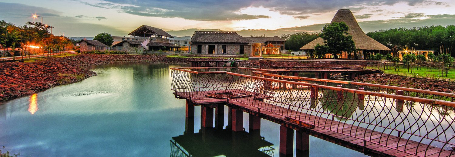 PIcture of the Kaladham art complex at JSW Vijayanagar kaladham
