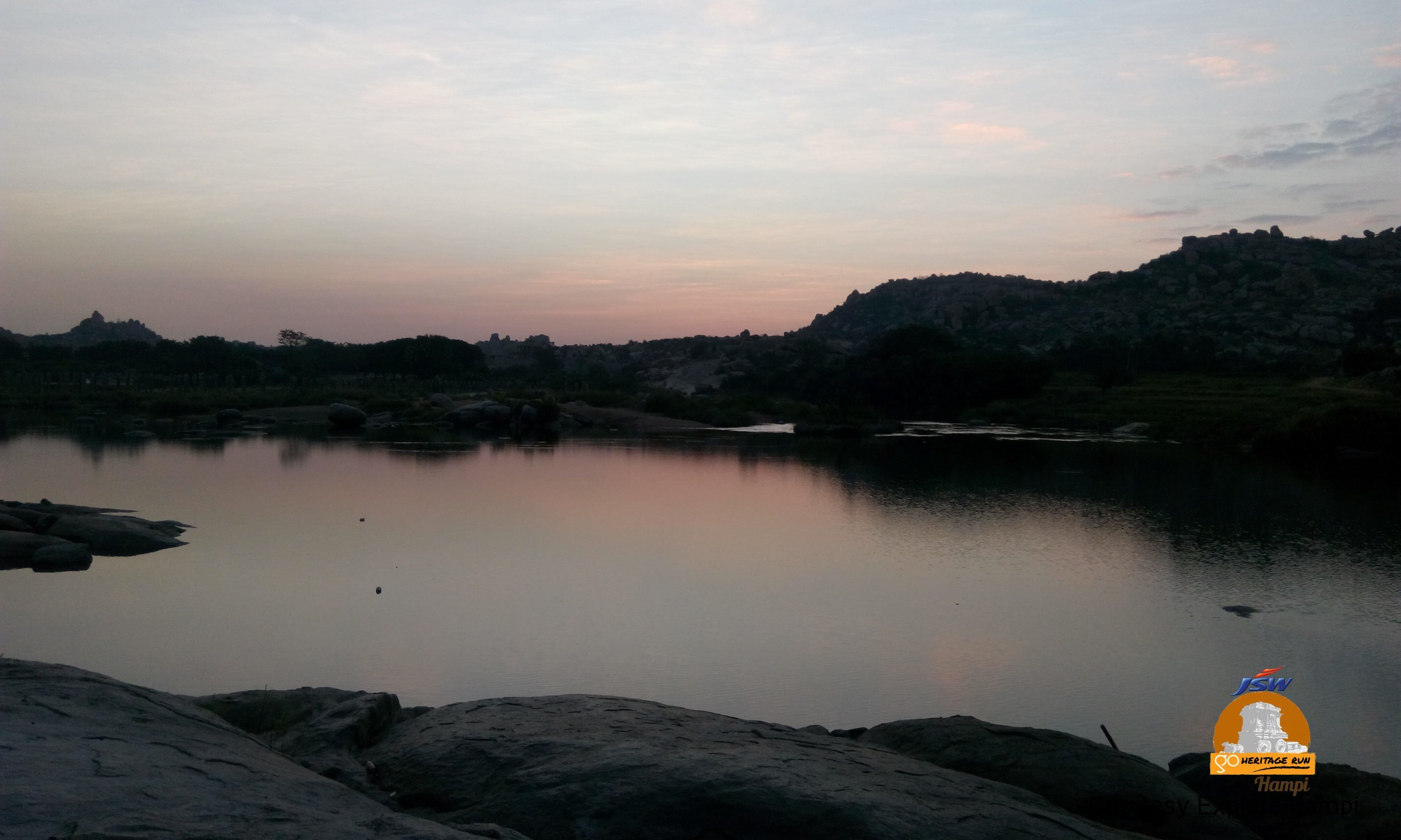 Dawn by the river