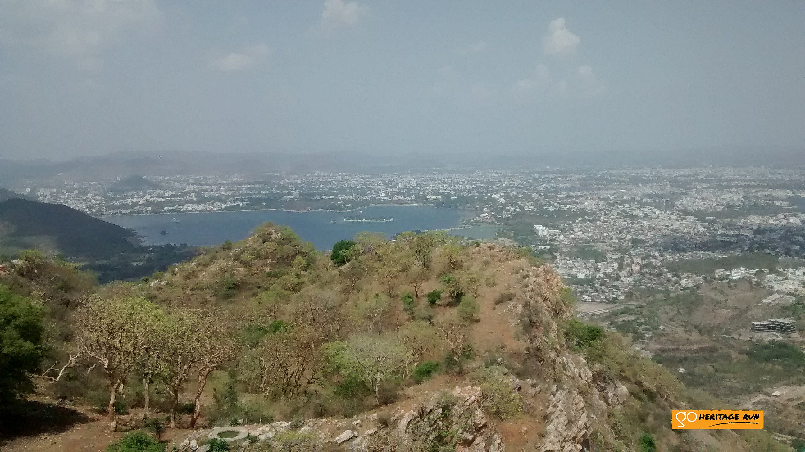 Udaipur from Sajjangarh fort Udaipur from Sajjangarh fort