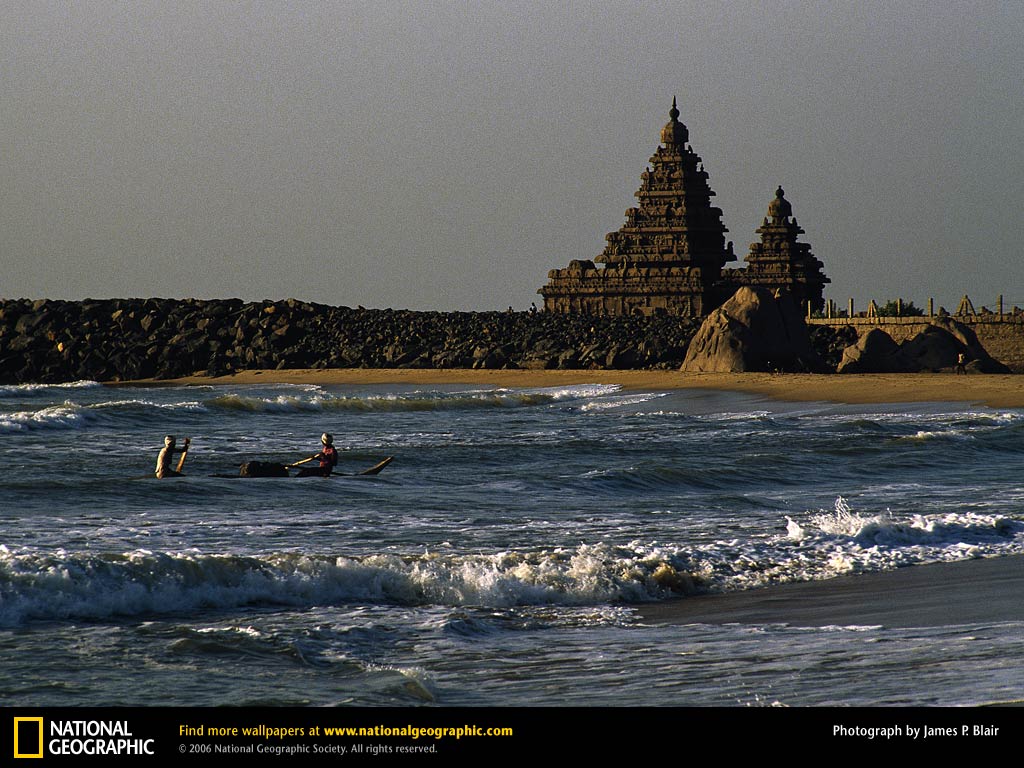 Breathtaking view of the Shore Temple Mahabalipuram