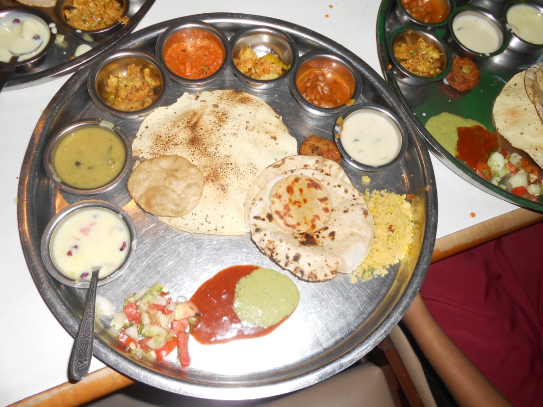 Rajasthani Thali at Natraj Hotel