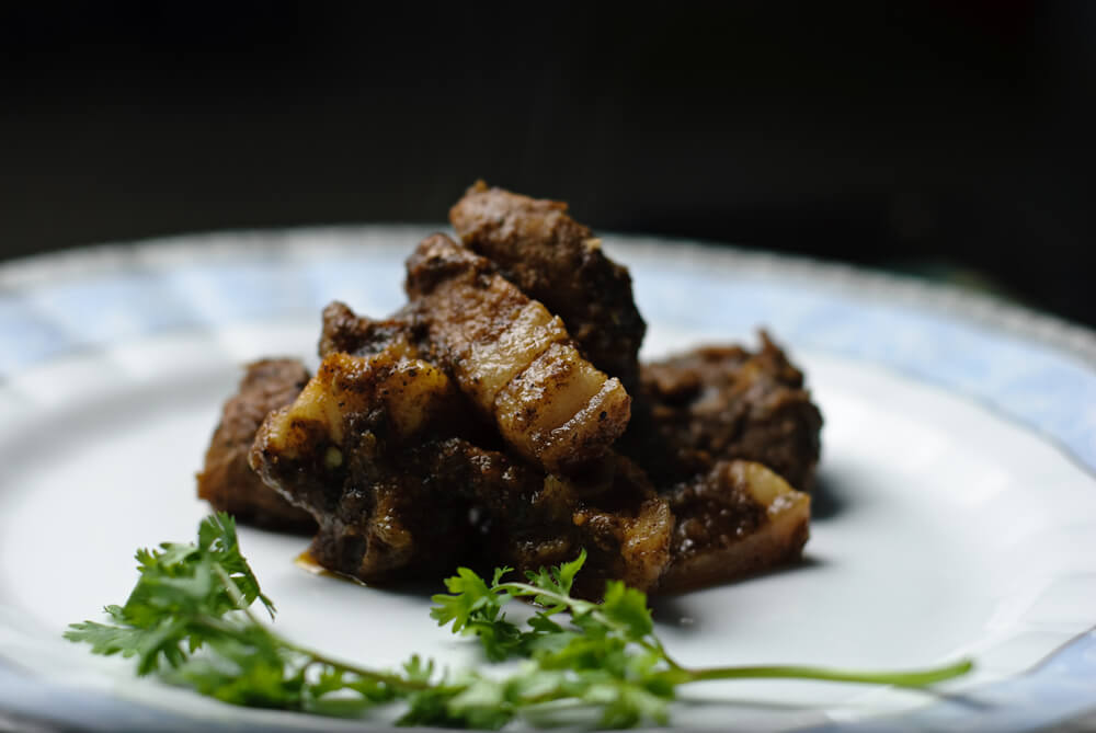 The traditional pandi curry - a delicious cuisine