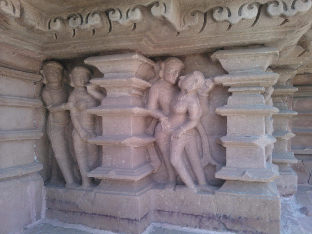 Carvings of Beejamandal Temple