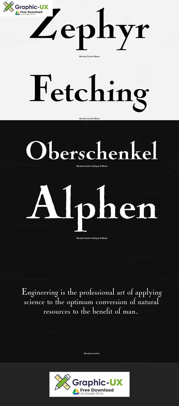 Cochin Font Graphicux