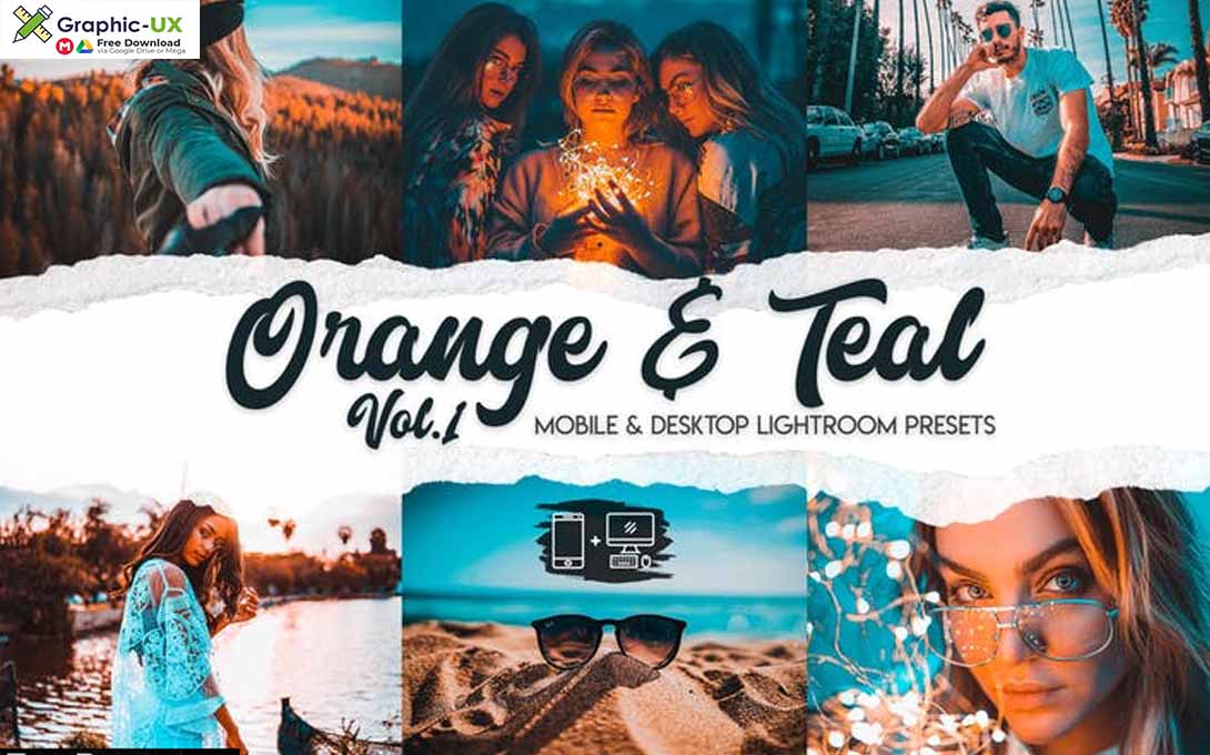 Orange & Teal Lightroom Presets Vol. 1