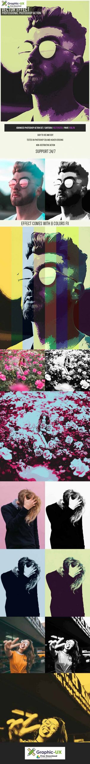 Vector Photoshop Action