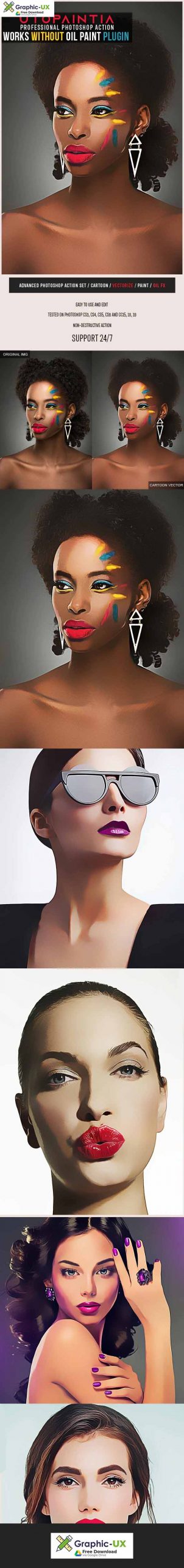 Utopaintia Photoshop Action