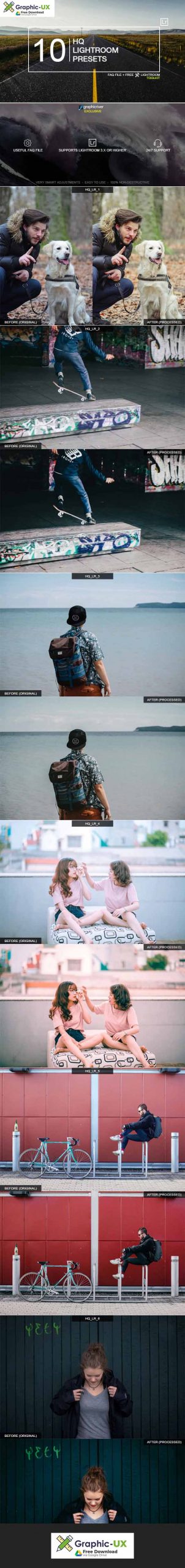 10 HQ Lightroom Presets