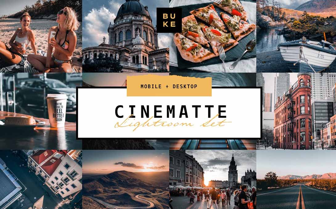 4 Cinematic Lightroom Presets Pack