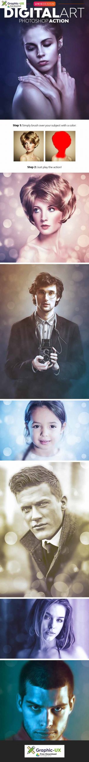 DigitalArt Photoshop Action