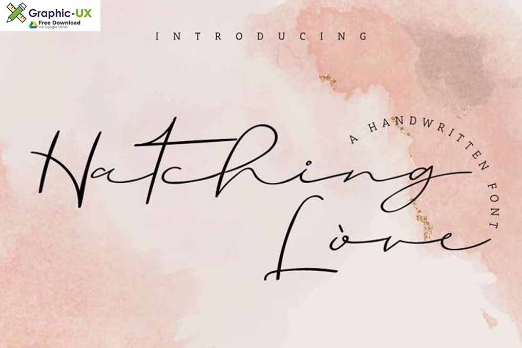 Hatching Love Font