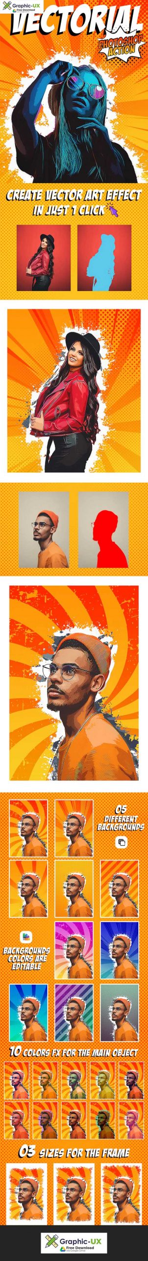 Vectorial Photoshop Action