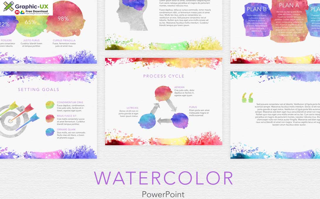 Watercolor PowerPoint Template