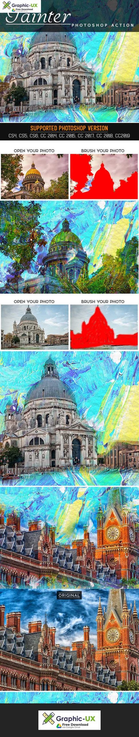 Painter Photoshop Action