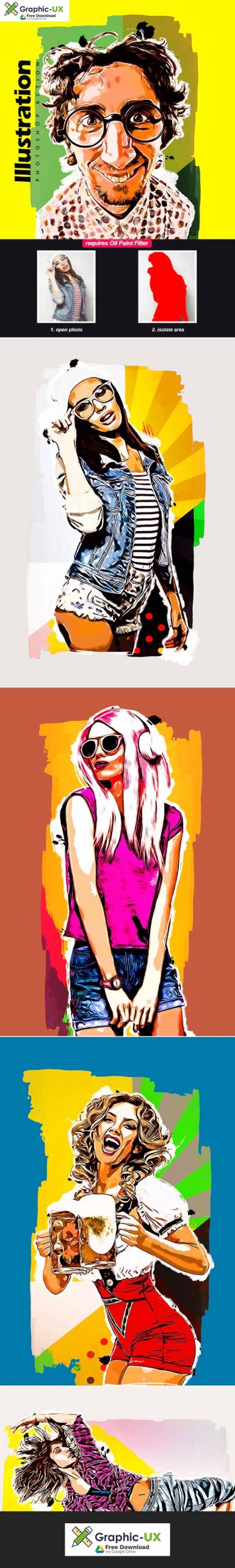 Illustration - Photoshop Action