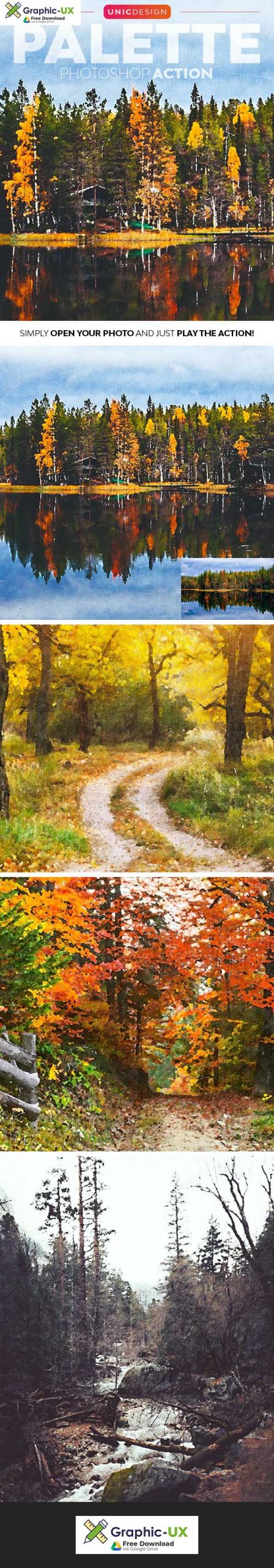 Palette Photoshop Action