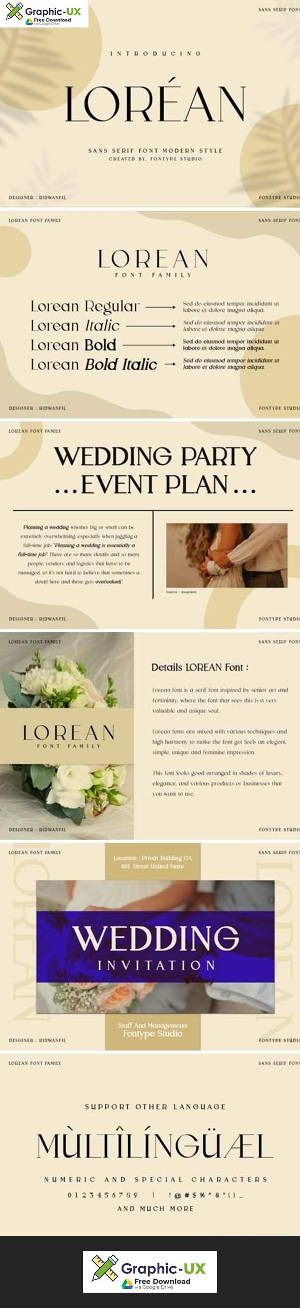Lorean Font