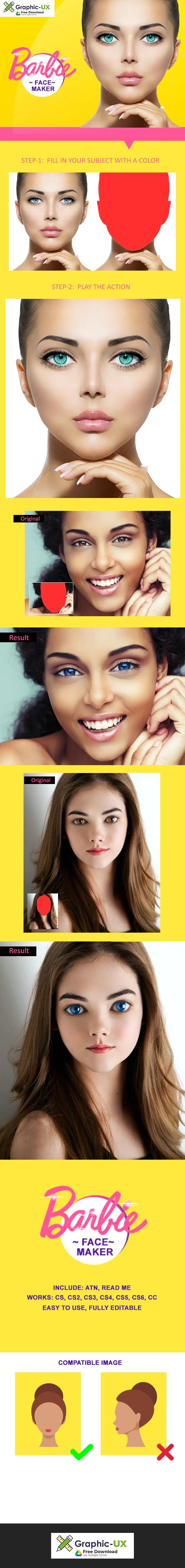 Barbie Face Maker PS Action