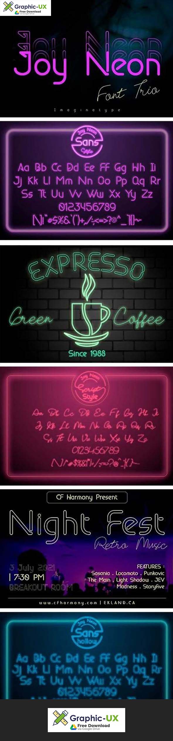 Joy Neon Font