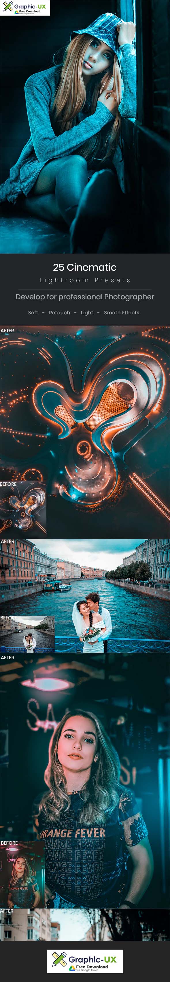 25 Cinematic Lightroom Presets