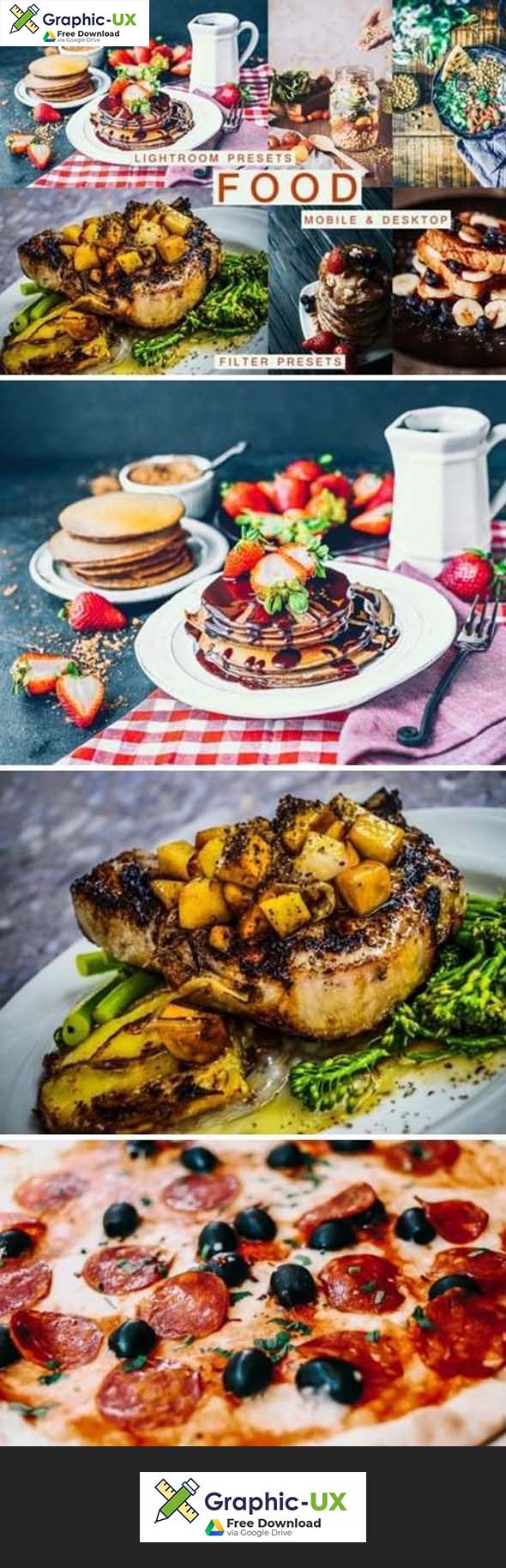 Cinematic Food Lightroom Presets