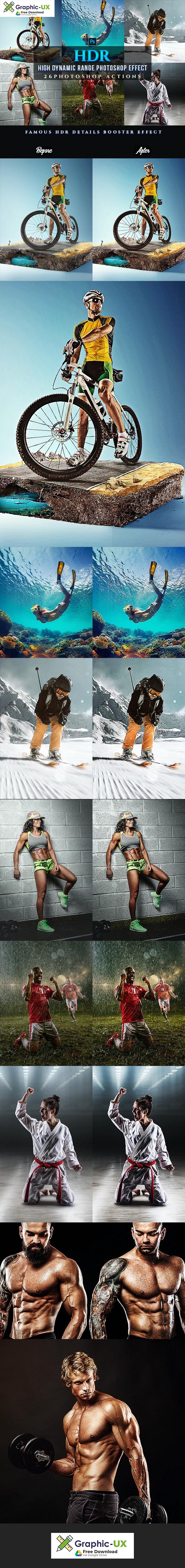 HDR Sport Magazine Photoshop 26 Effects