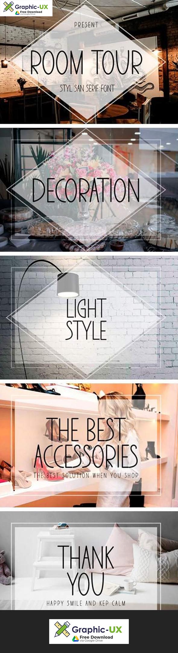 Room Tour Font