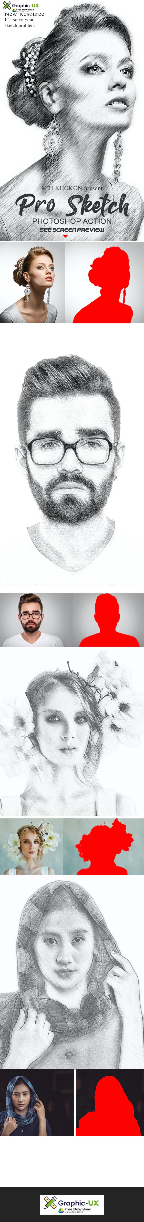Pro Sketch Photoshop Action