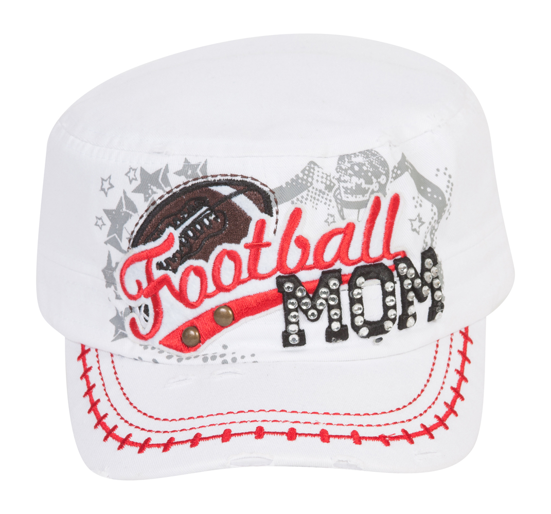 Top Headwear Fútbol Mamá Envejecido Ajustable Cadete Gorra - Imagen 10 de 12