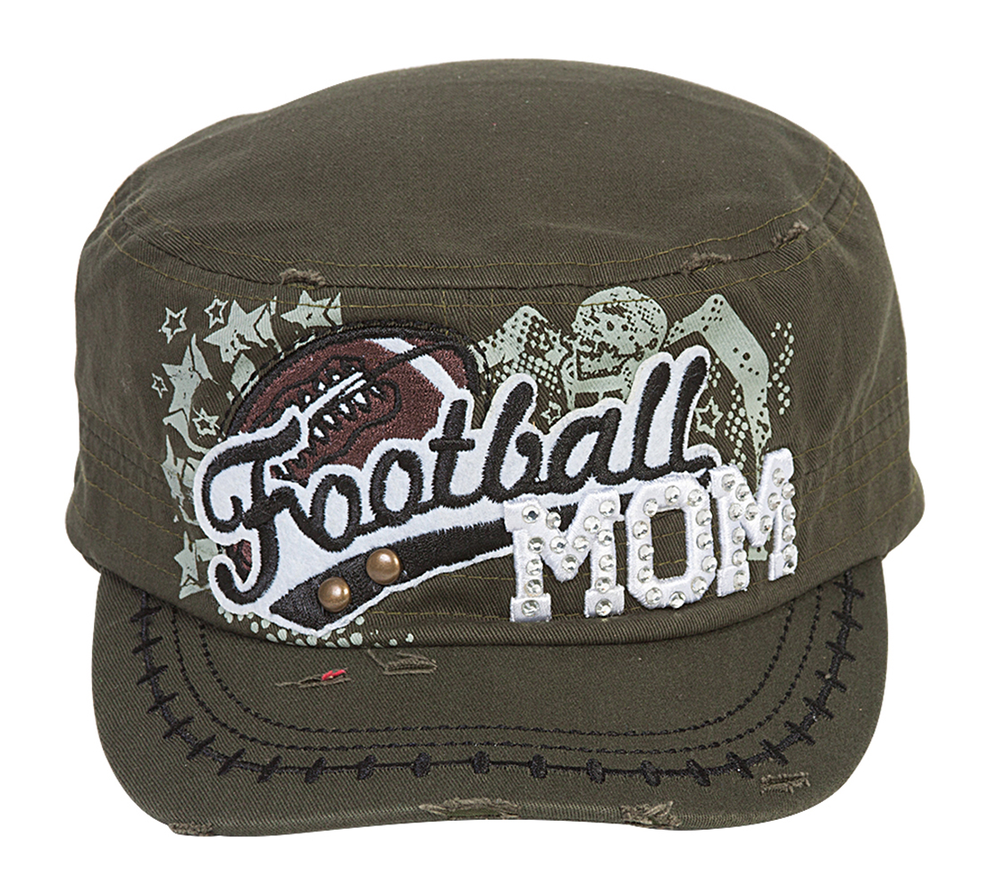 Top Headwear Fútbol Mamá Envejecido Ajustable Cadete Gorra - Imagen 4 de 12