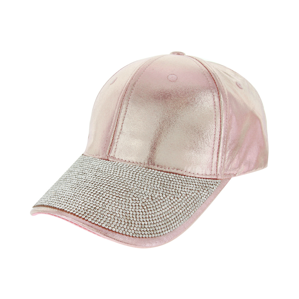 Top Headwear Shiny Studded Baseball Cap - Pink | eBay