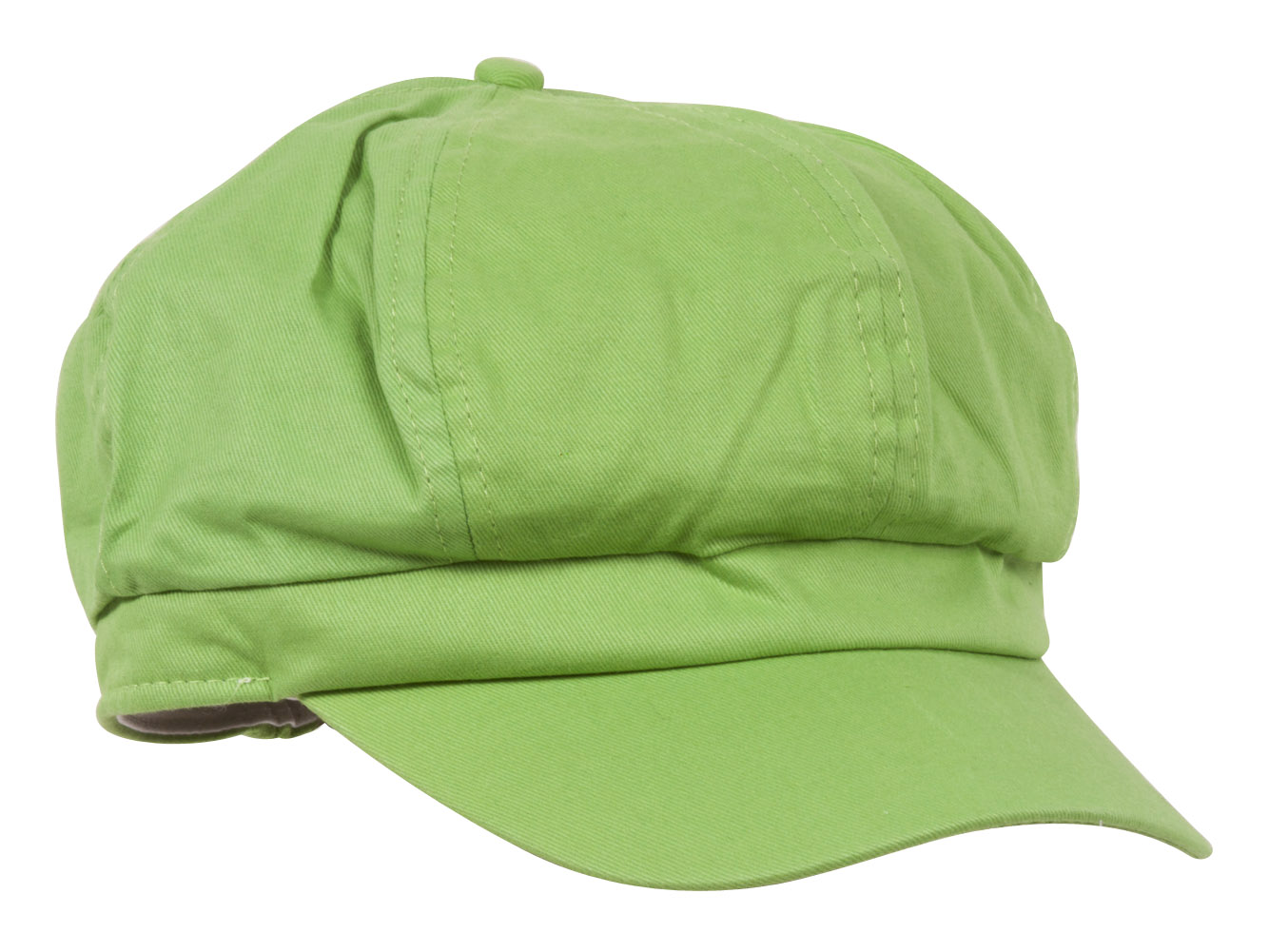 green newsboy hat