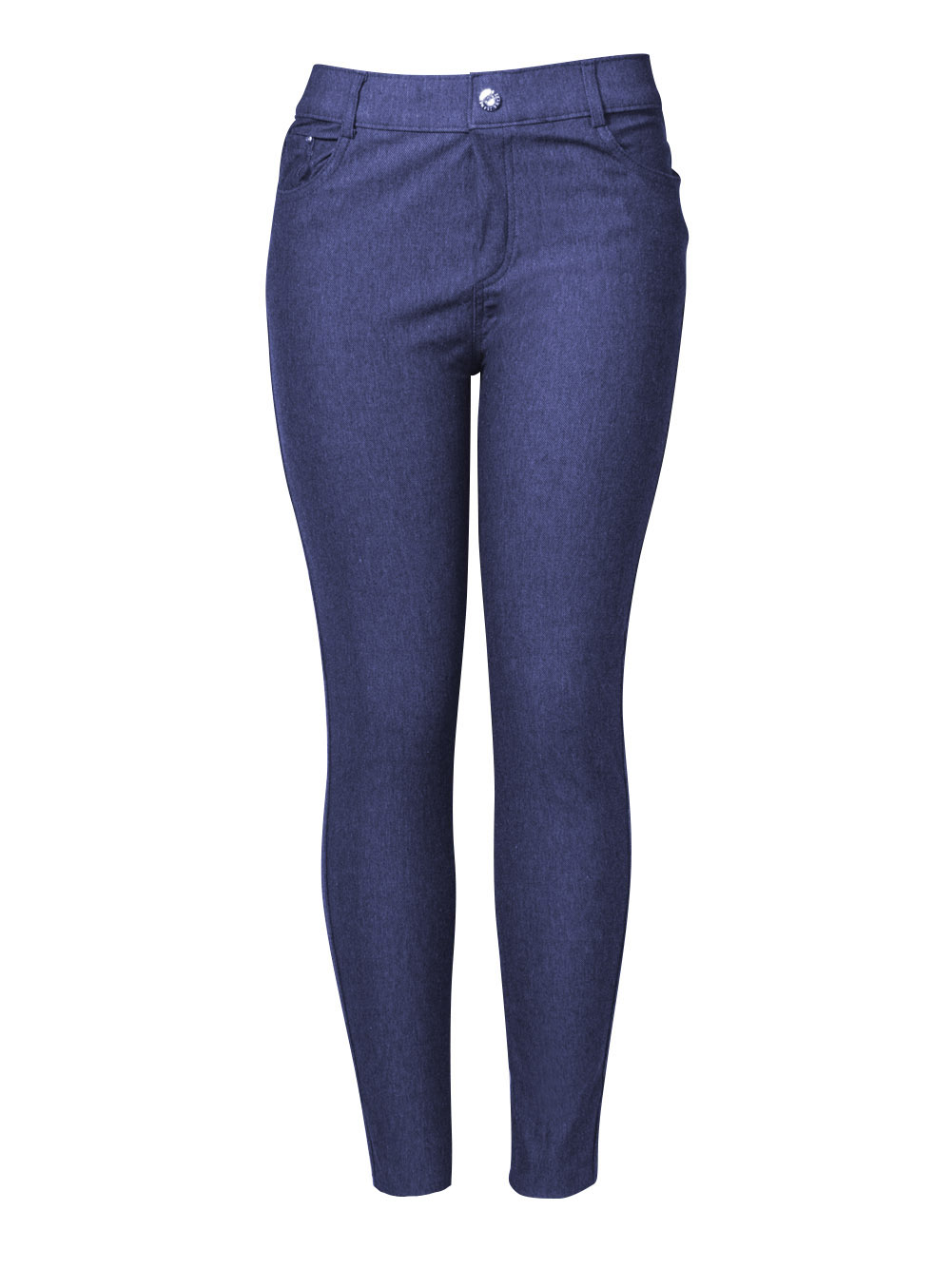 Pantalones cortos elásticos de cinco bolsillos básicos para mujer - Imagen 7 de 14