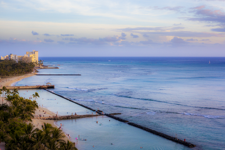 Waikiki Beach, Neal Kido