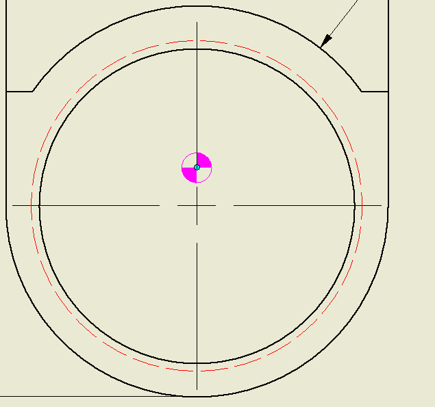 How to move a hole table datum to the center of a hole Inventor 2017