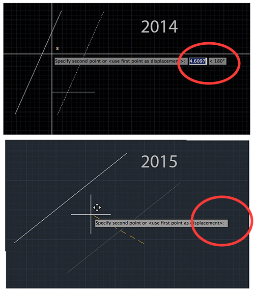 Dynamic pointer visibility not working on AutoCAD for the MAC 2015