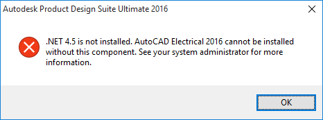 Net 4 5 Is Not Installed During Installation Of Autodesk