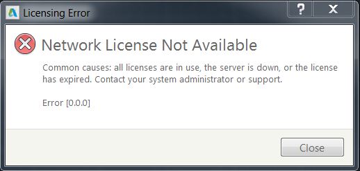 Multi User Network Licenses Issue Opening Your Autodesk Software