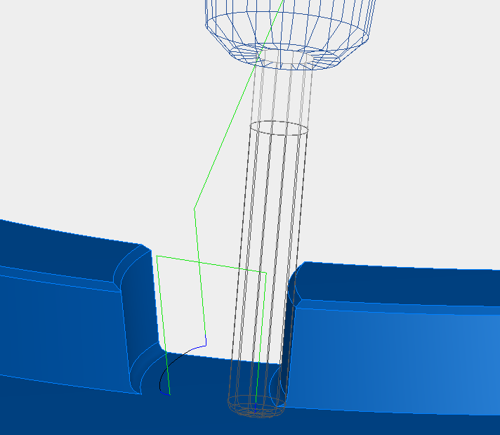 How to create Swarf strategy with automatic tool axis in FeatureCAM