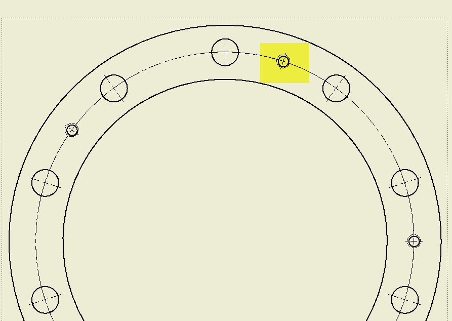 Inventor Hole pattern centerline alignment not uniform Search