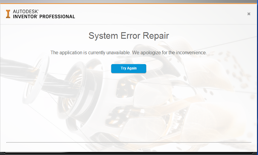  System Error Repair When Launching Autodesk Software AutoCAD 2019