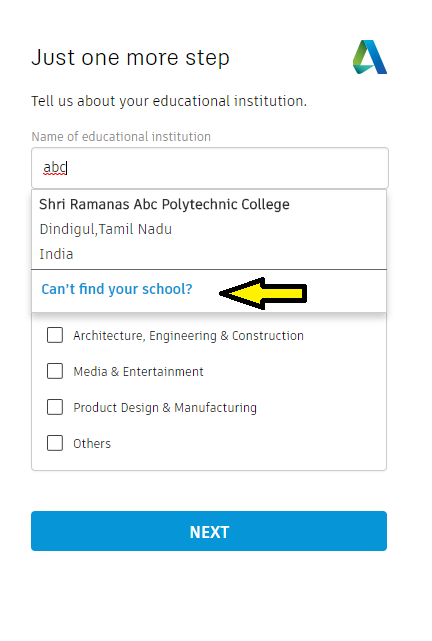 Name of educational institution autodesk что писать