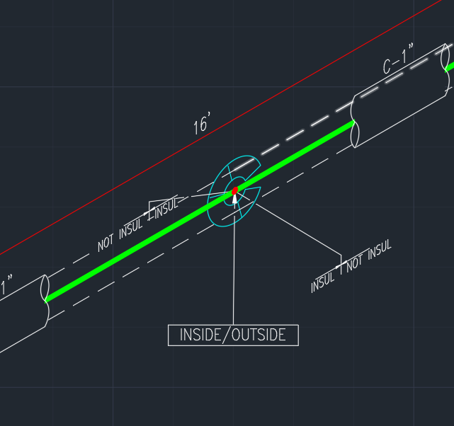 How to draw insulation on autocad