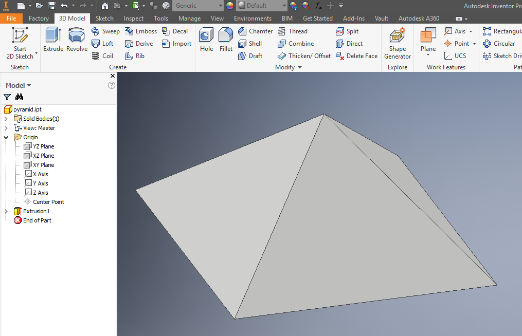Inventor IDWまたはDWGファイルのカスタムビュー方向を作成する