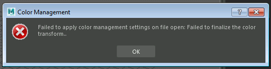 error message